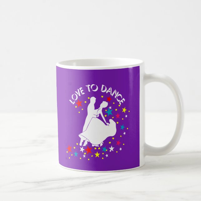 Caneca De Café Amor à dança (Direita)