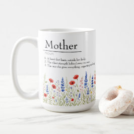 Caneca De Café Amor a Flor Selvagem - Mug com Mensagem Sensível