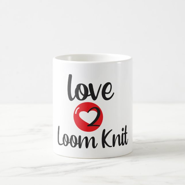 Caneca De Café Amor a Loom Knit (Centro)