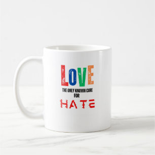 Caneca De Café Amor, a única cura para o ódio