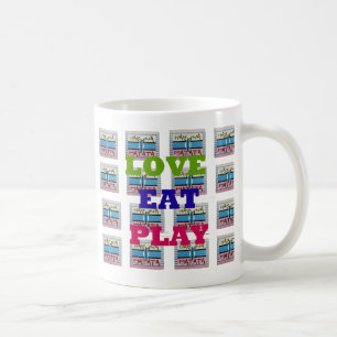 Caneca De Café Amor Adorável Comer Belo escudo Quênia