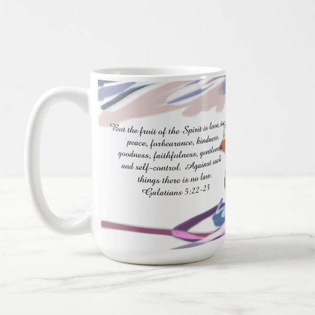 Caneca De Café amor alegria de jesus (Esquerda)