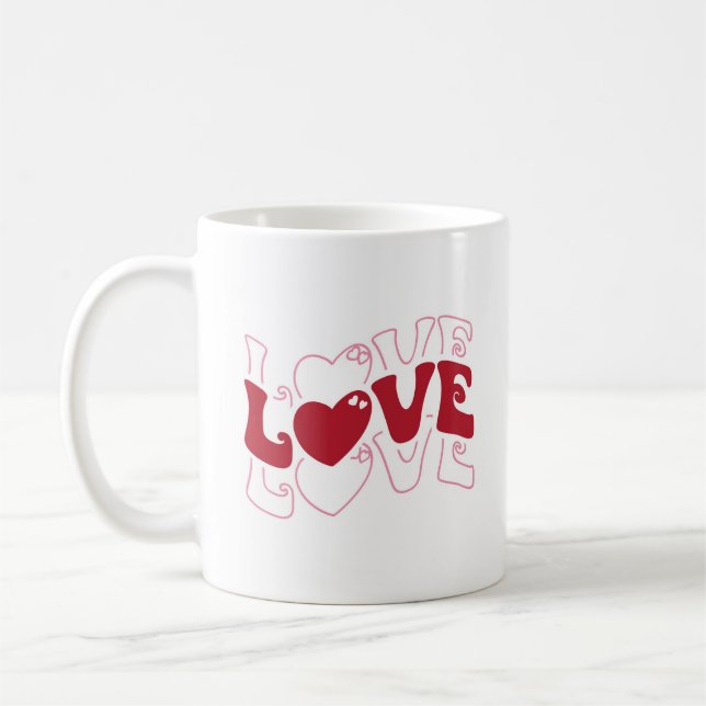 Caneca De Café Amor Amor (Esquerda)