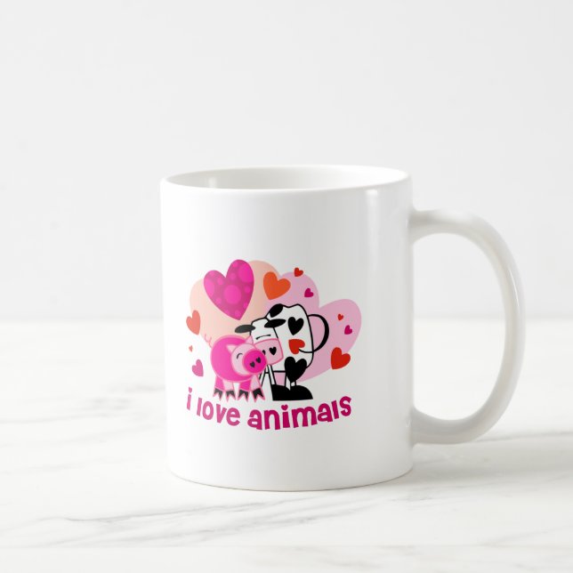 Caneca De Café Amor animal (Direita)