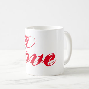 Caneca De Café Amor ao copo