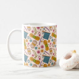 Caneca De Café Amor ao Tricô