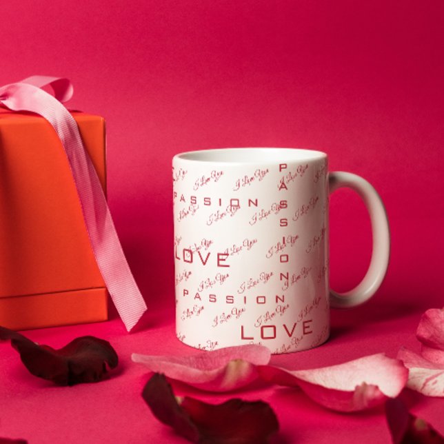 Caneca De Café Amor Apaixonado | DIA DE OS NAMORADOS (Criador carregado)