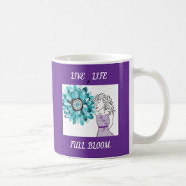 Caneca De Café Amor às flores