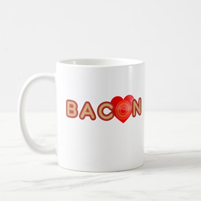 Caneca De Café AMOR Bacon (Esquerda)