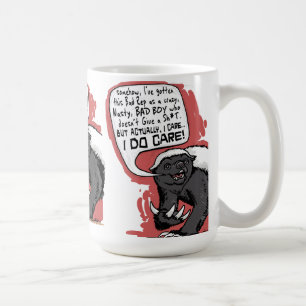 Caneca De Café Amor Badger se importa