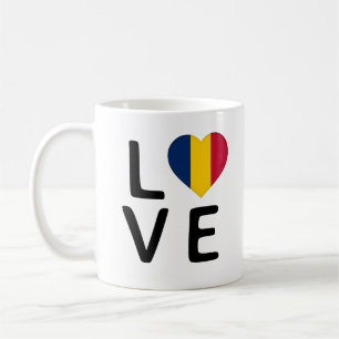 Caneca De Café Amor - Bandeira Chade