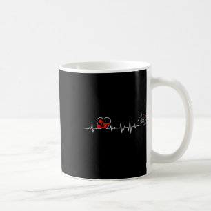 Caneca De Café Amor Batimento Cardíaco Linguagem de Sinais Perda 
