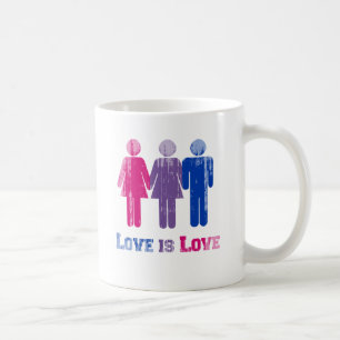 Caneca De Café Amor bissexual é amor angustiado