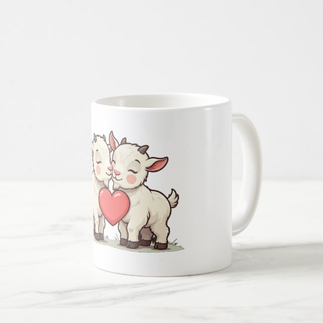 Caneca De Café Amor bonito juntos (Frente Esquerda)