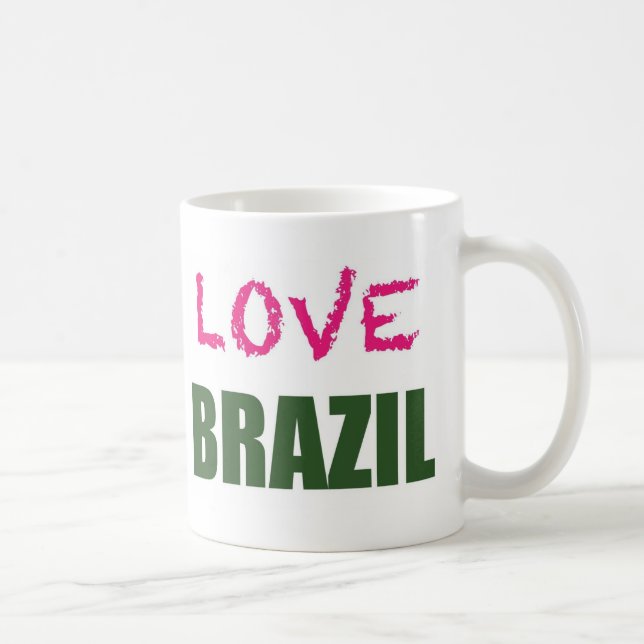 Caneca De Café Amor Brasil (Direita)