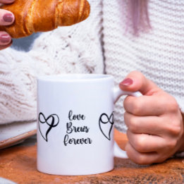 Caneca De Café Amor Breve Para Sempre Mug