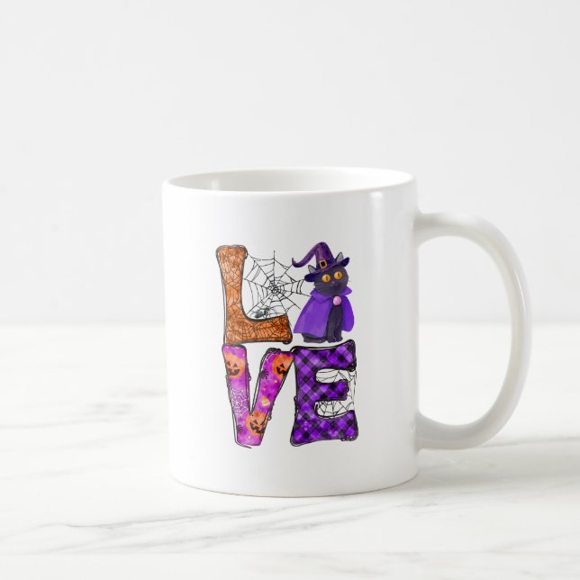 Caneca De Café Amor - Bruxa Negra (Direita)