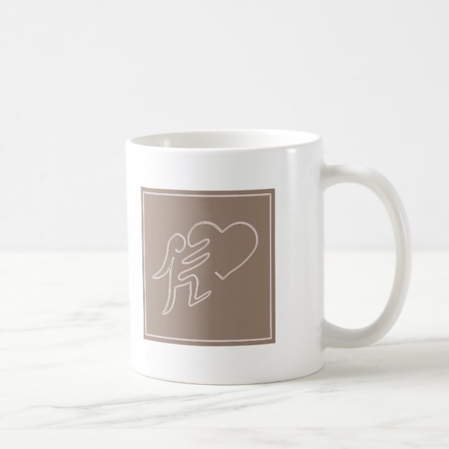 CANECA DE CAFÉ AMOR (CACAU) (Direita)