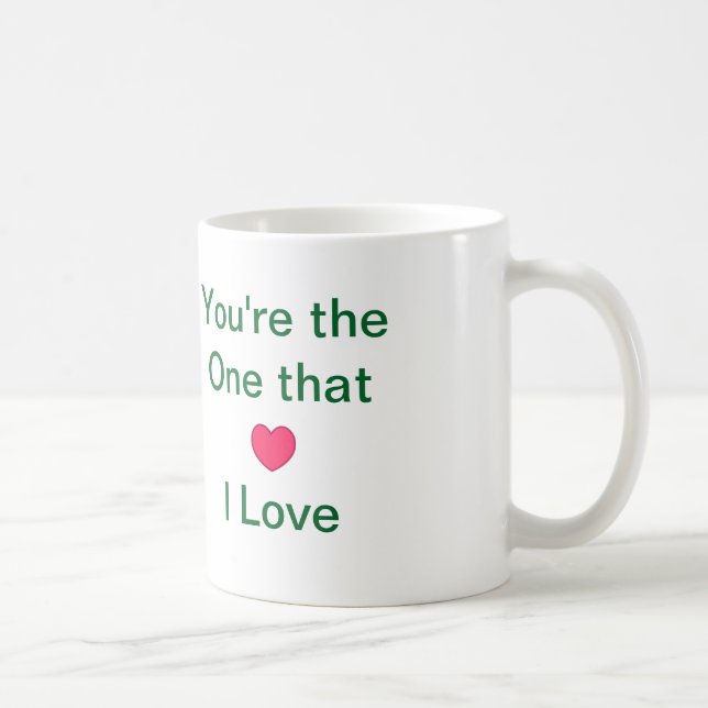 Caneca De Café "#Amor" #Café #Mug (Direita)
