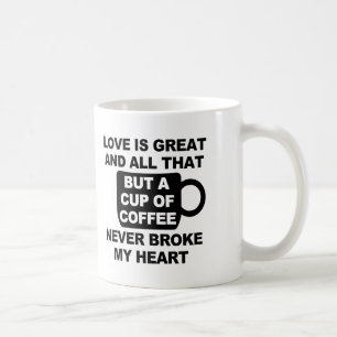 Caneca De Café Amor Café Pausa Meu Coração