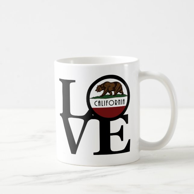 Caneca De Café AMOR Califórnia 11oz (Direita)