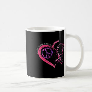 Caneca De Café Amor Carnudo Corado Fita Rosa Cancer Mama Awaren