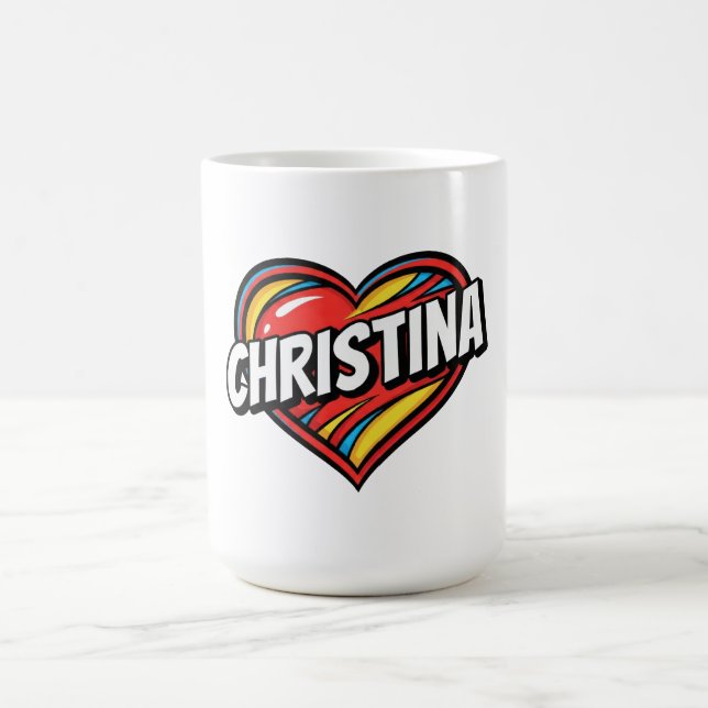 Caneca De Café Amor Christina (Centro)