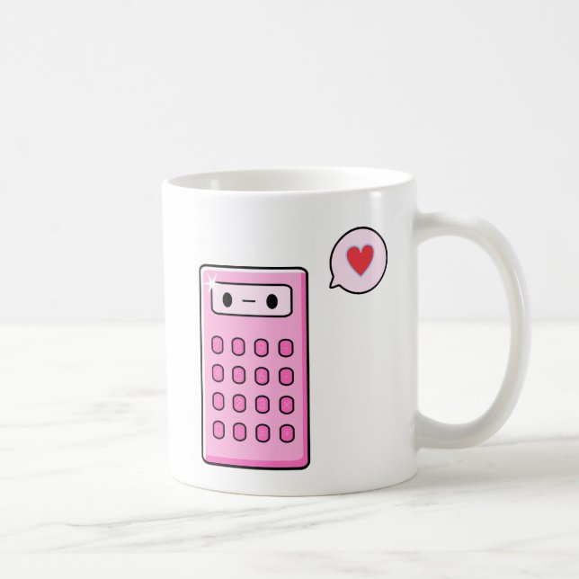 Caneca De Café Amor da calculadora (Direita)