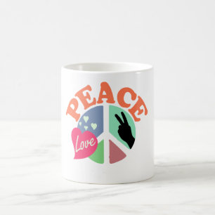 Caneca De Café Amor da paz
