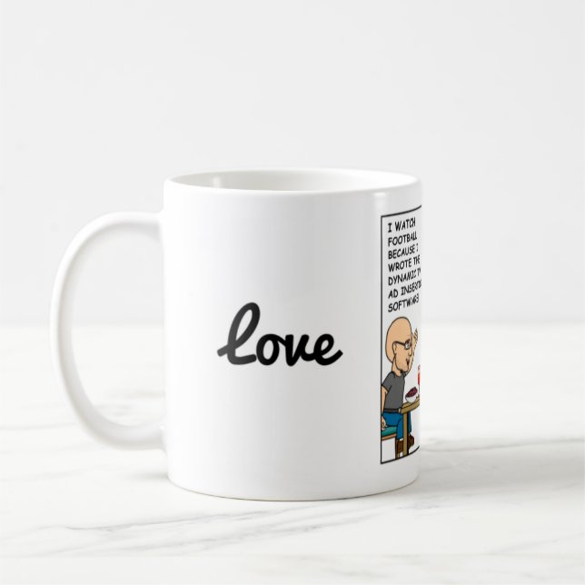 Caneca De Café Amor da radiologia (Esquerda)