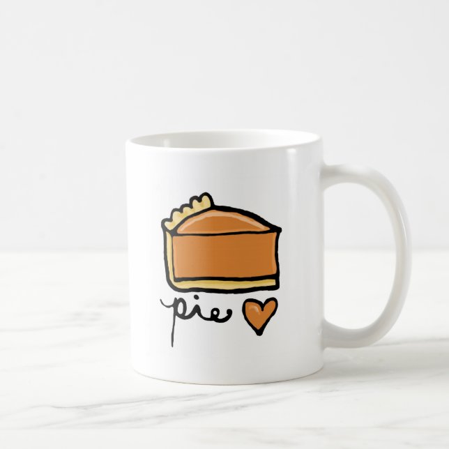 Caneca De Café Amor da torta! (Direita)