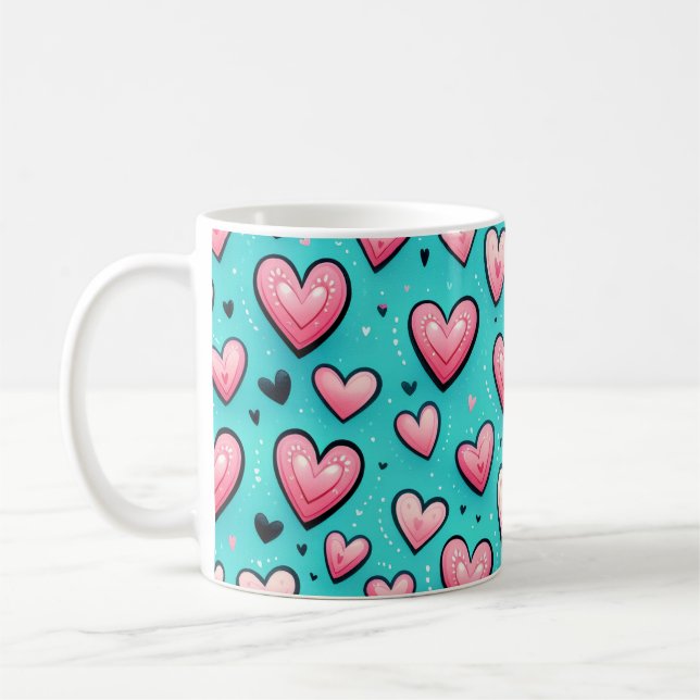 Caneca De Café Amor de Algodão Doce (Esquerda)