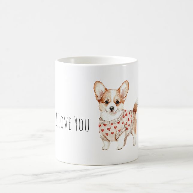 Caneca De Café Amor de Cachorro de Creme Doce (Centro)