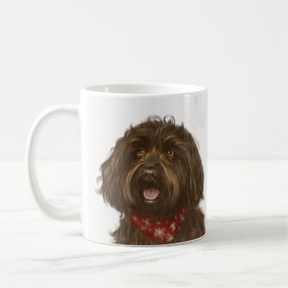 Caneca De Café Amor de Labradoodle do © de Darcey Austalian