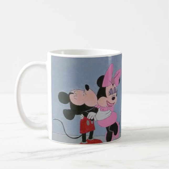 CANECA DE CAFÉ AMOR DE MICKEY E DE MINNIE (Esquerda)