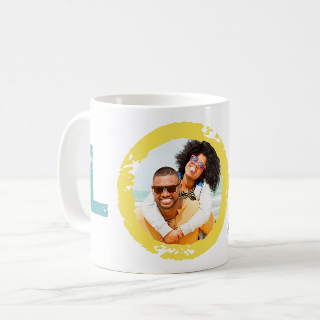 Caneca De Café Amor de Modelo de Fotografia Exclusivo (Frente Esquerda)