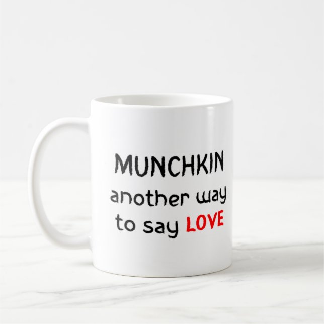 Caneca De Café amor de munchkin (Esquerda)