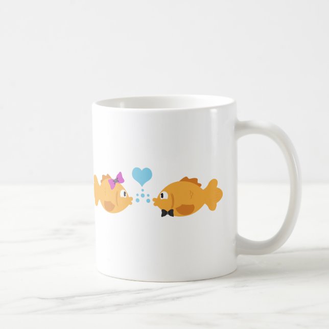 Caneca De Café Amor de Peixe (Direita)
