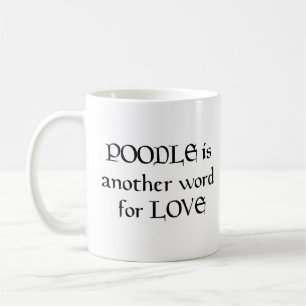 Caneca De Café Amor de Poodle
