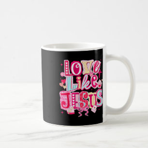 Caneca De Café Amor de São Valentim Como Jesus Coquete Laço Mulhe