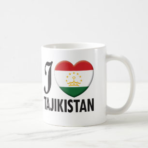 Caneca De Café Amor de Tajikistan