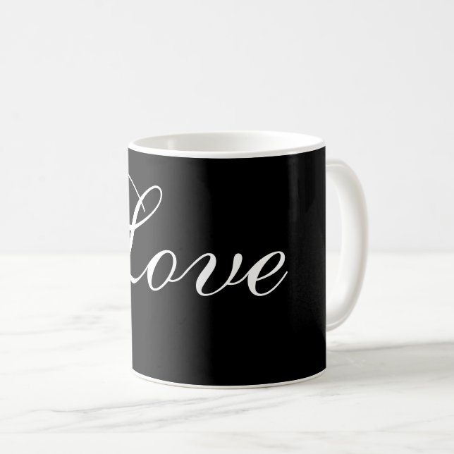 CANECA DE CAFÉ AMOR DESIGN MUG (Frente Esquerda)