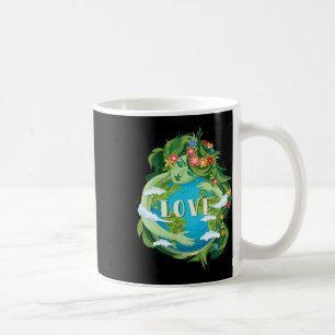 Caneca De Café Amor Dia da Mãe Terra Salva Nosso Ambiente Planeta