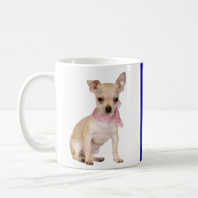 Caneca De Café Amor Diva Chihuahua Coffee Mug (Esquerda)