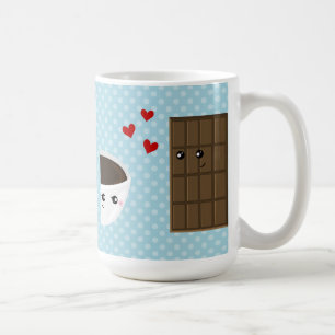 Caneca De Café Amor do café & do chocolate