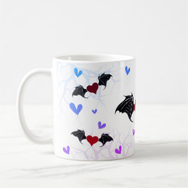 Caneca De Café amor do morcego - romântico, mas assustador
