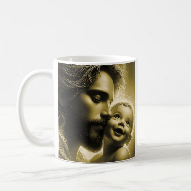 Caneca De Café Amor do Pai, Nunca Mais Adormecido (Esquerda)