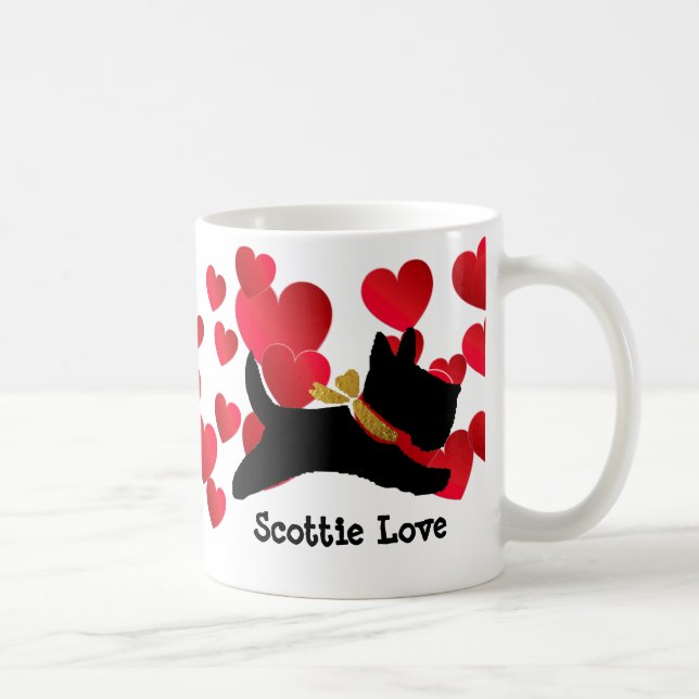 Caneca De Café Amor do Scottie (Direita)