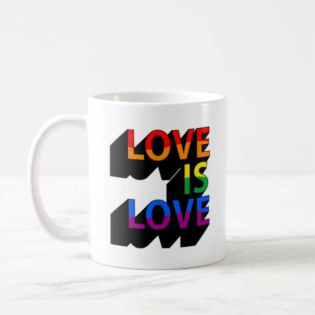 Caneca De Café Amor é Amor (Esquerda)