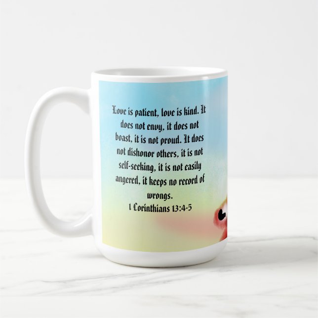 Caneca De Café Amor é bondoso (Esquerda)